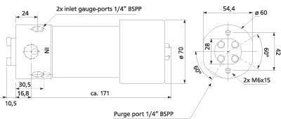 德國Drukon公司DV1系列背壓閥